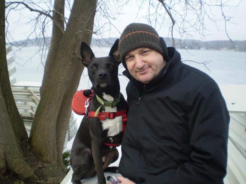 Lake Geneva with Dog